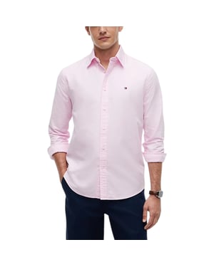 TOMMY HILFIGER Mens Shirts Regular Fit Oxford Long Sleeve Casual Cotton Formal