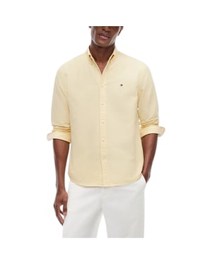 TOMMY HILFIGER Mens Shirts Regular Fit Oxford Long Sleeve Casual Cotton Formal
