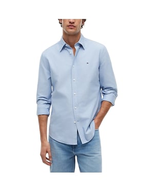 TOMMY HILFIGER Mens Shirts Regular Fit Oxford Long Sleeve Casual Cotton Formal