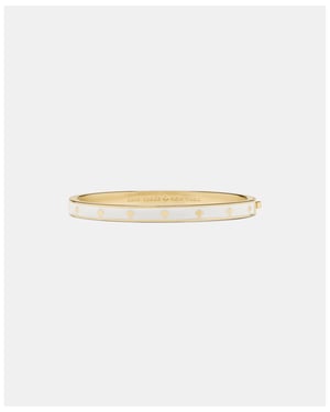 Spot The Spade Enamel Hinged Bangle