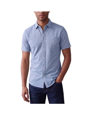 Mens Oxford Shirts Short Sleeve Plain Top Casual Lightweight Cotton Formal Shirt