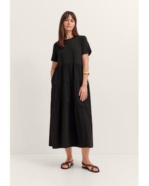 Bugatti Damen Zomerjurk met asymmetrische plooien