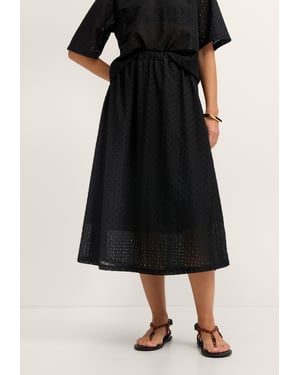 Bugatti Damen Rok met gaatjespatroon