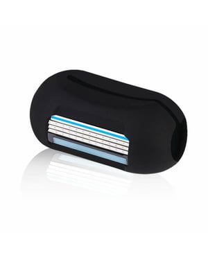Envie 2-in-1 Finger Shaver Mini Razor Black Portable Travel Compact Trimmer