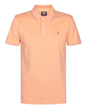 Petrol Industries - Heren Klassieke Polo Wave - Oranje