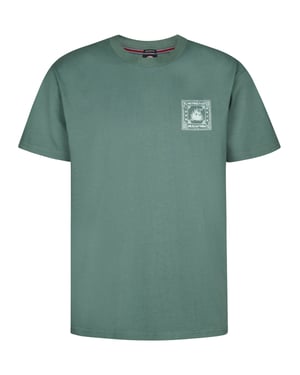 Petrol Industries - Heren T-shirt met rugprint Calor - Groen