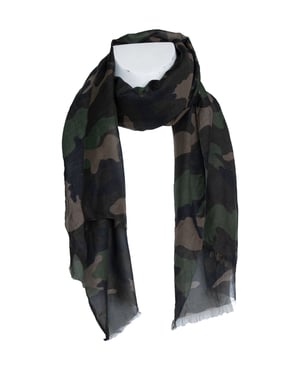 Valentino Garavani, camouflage bedrukte sjaal