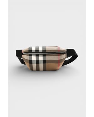 Burberry Sonny Nova Check Bumbag Taupe Brown