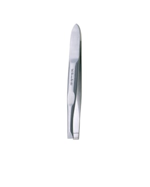 Pinza Depilar Punta Recta Inoxidable 6,5 Cm