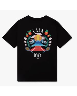 Casablanca Men's Casaway Mountain T-Shirt Black