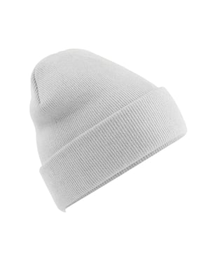 Beechfield Volwassenen van Unisex Originele geboeide Beanie (Lichtgrijs)