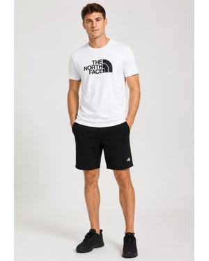 The North Face Mens SS Easy Tee and Graphic Shorts Set in White / Black