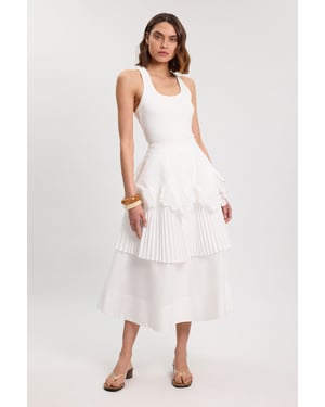 Ruffled Maxi Skirt