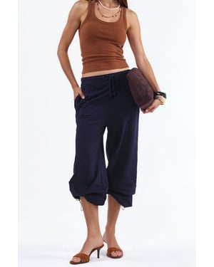 Kvinnors bomullsblandning rakbenade sweatpants