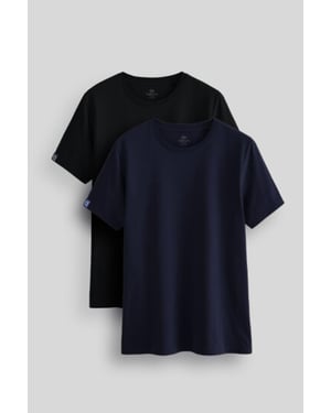 Comfort Fit Ronde Hals T-Shirt