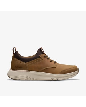 Motion Trek EZ Dark Tan Lea Sneakers