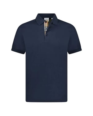 Burberry Mens Hartford Polo Shirt - Navy Black