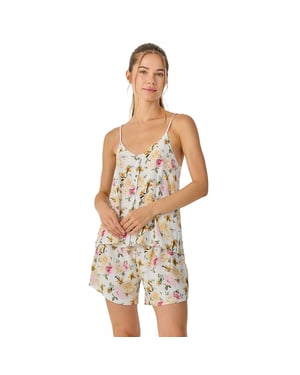 Kvinnors Sommarpyjamas med Tunna Remmar JJB32