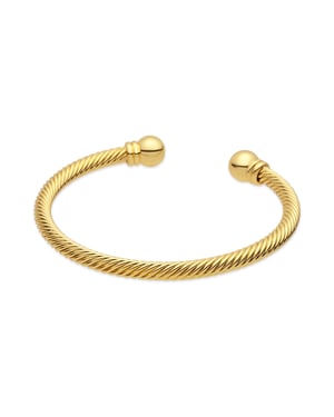 Bracelet Luxenter críochnaithe in ór buí 18k - Muha