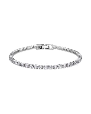 Luxenter Bracelet i Brilliant Miotal Alloy agus Zirconia Róidiam Finish - Newyn