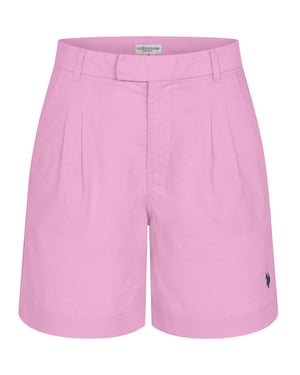 U.S. Polo Assn. dames linnen shorts van linnen-katoenmix