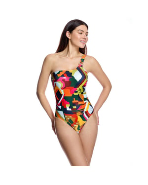 Women's Swimsuit Asymmetrical Bathing Suit W260111