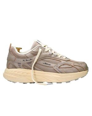 Mercer Amsterdam Sneakers The Re-Run Max Perforated Bruin