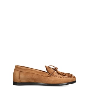 Suede Yaira Tan Suede Loafers