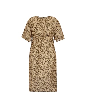 Regatta Womens/Ladies Avorno Abstract Leopard Print Kaftan (Yellow/Brown)