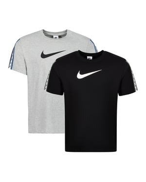 Men’s Nike Repeat Tape Short Sleeve T-Shirt Black
