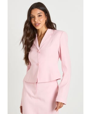 Cropped Fitted Blazer