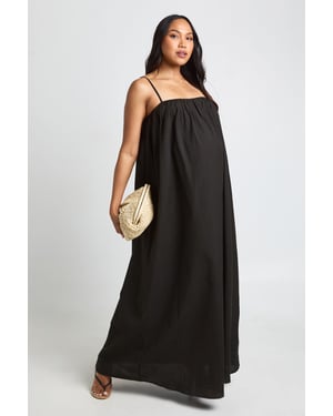 Maternity Volume Pocket Maxi Dress