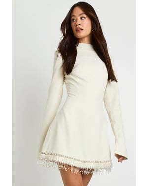 Tall Grown On Neck Trim Hem Shift