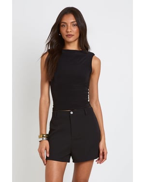 Tall Tailored Mini Shorts