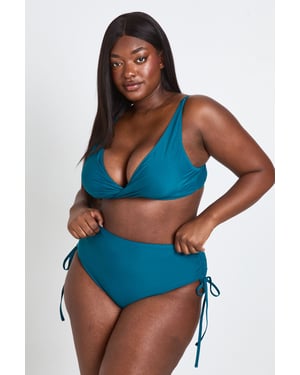 Plus Swimwear Essentials Tummy Control High Waist Brief
