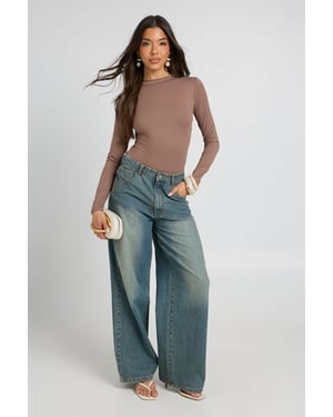 Second Skin Crew Neck Long Sleeve Bodysuit