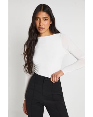 Tall Double Layer Slinky Long Sleeve Top