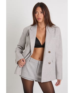 Wool Look Mini Skort