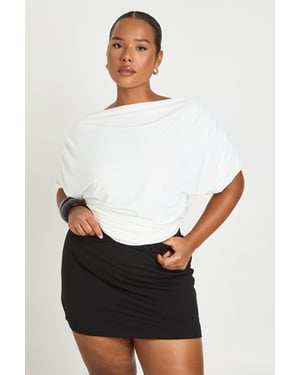 Plus Basic Jersey Skort