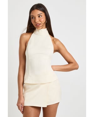 Crepe Wrap Mini Skort