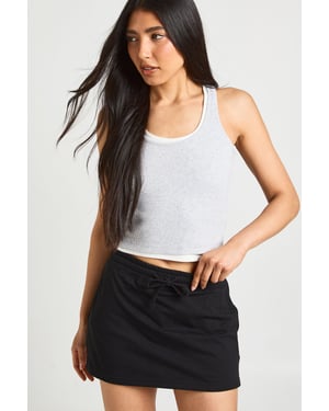 Tall Adjustable Waist Skort