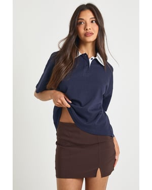 Split Front Mini Skort