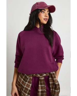 Raglan Seam Oversized Hoodie