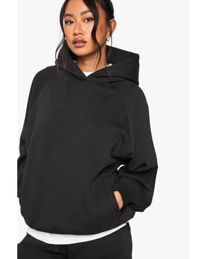 Petite Raglan Seam Oversized Hoodie