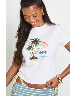 Hawaii Palm Tree Baby Tee