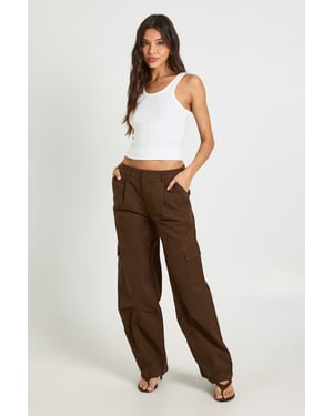 Twill Balloon Cargo Trousers
