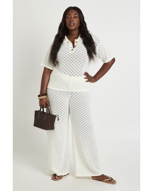 Plus Knitted Beach Trouser