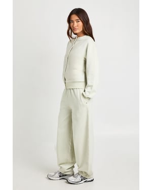 Washed Popper Bomber Sweatshirt Barrell Leg Tracksuit