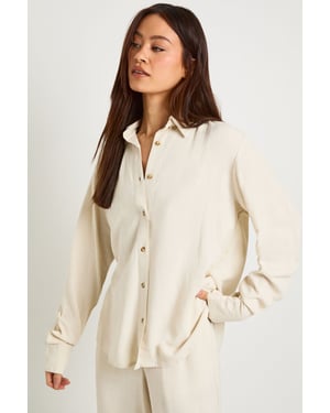 Tall Premium Linen Oversized Shirt