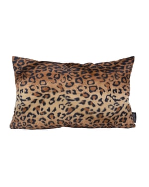 Gek op kussens! Sierkussen furry leopard | | polyester